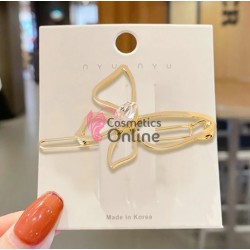 Clema pentru par metalica AGF061AA - Aurie 